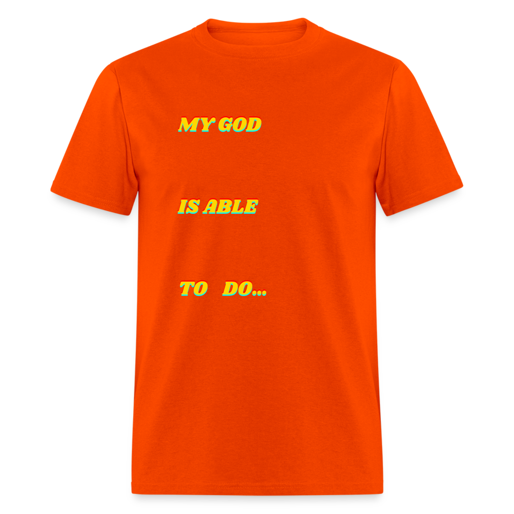 Unisex My God is Able Shirt - orange