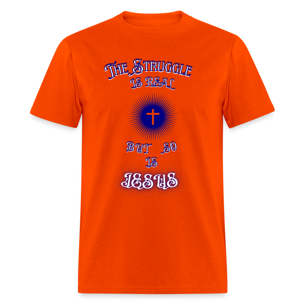 Men's The Struggle is Real Shirt - orange