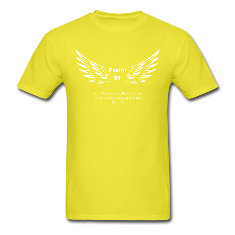 Men's Psalm 91 Shirt - yellow