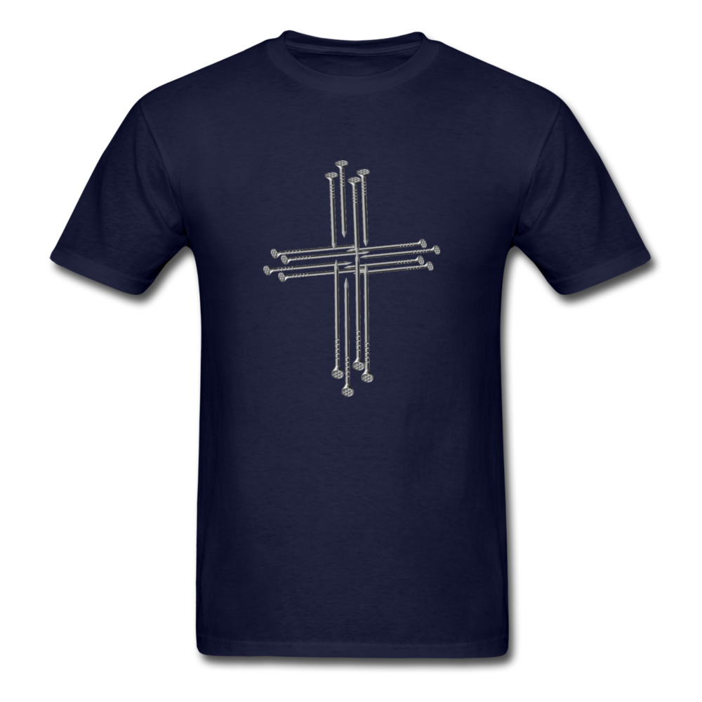 Men's 3D Nail Cross Shirt - navy